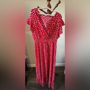 Red Polka Dot Dress